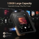 128GB HiFi MP3 Player with Bluetooth5.3 - MECHEN M33 High Res DSD Lossless Portable Music Player 2.8 inch Digital Audio Player Support up to 1TB - Image 5