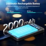 96GB MP3 Player with Bluetooth and WiFi, MECHEN Android 13 OS MP3 & MP4 Players with 4" Touchscreen and Speaker,Music Players with Spotify,Pandora, Audible, Amazon Music, Play Store - Image 7