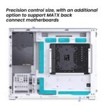 JONSBO D32 PRO White Micro-ATX PC Case,High Compatibility Mini Desktop Case,A/B Mode for MB, Support MATX Back-Connect/BTF MB,365mm GPU/240AIO/163mm Air Cooler,ATX/SFX PSU, USB3.2 PC Gaming,White - Image 6