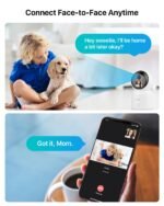 ZOSI 4MP Smart WiFi Security Camera,360° Pan/Tilt, 2-Way Video Calling, Human Detection, Night Vision,Plug in 2.4G/5G Dual-Band Home Cam, Cloud/Memory Card Storage, Indoor Elderly/Baby/Pet Monitor - Image 2