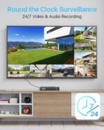 ZOSI 8CH 4K PoE Security Camera System with 2TB Hard Drive,4pcs 3K 5MP Outdoor Indoor PoE IP Dome Cameras,Night Vision,Motion Alert,Remote Access,8 Ports 16CH 8MP NVR Recorder for Home 24/7 Recording - Image 7