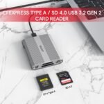 Unitek CFexpress Type A and SD4.0 UHS-II Memory Card Reader, 10Gbps USB 3.2 Gen 2, CF Express Reader for CFexpress Type A/SD/SDHC/SDXC/SDUC, Plug and Play, Compatible with Windows/Mac/Linux/Android - Image 5