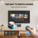 Unitek Switch Game Card Reader with Remote Controller Nintendo Switch Cards Switcher 4 Game Card Slots Reading & Quick Switching Adapters for Switch/Switch OLED - Image 2