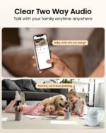 ZOSI Indoor Pan/Tilt Smart Security Camera,2K 360 Degree Baby Pet Monitor,Plug-in 2.4G/5G Dual-Band WiFi Home Cam with Phone App,Night Vision,Person Detection,2 Way Audio,Cloud & Memory Card Storage - Image 4