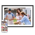 ARZOPA Frameo Digital Picture Frame 10.1 Inch Smart WiFi Digital Photo Frame 32GB with 1280x800 IPS Touch Screen, Auto-Rotate and Slideshow, Easy Setup to Share Photos Or Videos from Anywhere Anytime