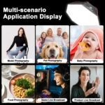 Light Box Photography Lighting Kit:2-Pack 37" Octa Softbox,Honeycomb Grid,110W LED Lamps,RC,Tripod Stands for Studio Light,Video Recording,Portraits,Model/Food/Pet/Baby/Product Shoots & Live Streaming - Image 7
