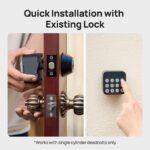 Anona Holo Wi-Fi Smart Lock with Keypad, Keyless Entry Deadbolt Door Lock with App Remote Control, AutoLock & Anomaly Detection, Non-Destructive Installation, Supports Alexa, Apple Home - Image 6