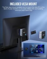 GMKtec Mini PC Intel N150(Turbo 3.6GHz) 12GB DDR5 512GB SSD Dual LAN, Desktop Mini Computer 4K Triple Display, WiFi6, BT5.2, Energy Efficient Nucbox G2 Plus - Image 7