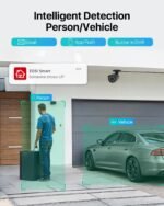 ZOSI 3K Lite Security Camera System Indoor Outdoor,AI Human/Vehicle Detection,Night Vision,Remote Access,4pcs 1080P 1920TVL Weatherproof Surveillance Cameras,H.265+ 8CH CCTV DVR(NO HDD) - Image 3