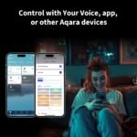 Aqara LED Ceiling Light T1M,Matter Over Bridge,Requires Zigbee 3.0 HUB,RGB+IC with Gradient Effects and 16 Million Colors,40W 3450lm,2700-6500K Tunable White,Supports HomeKit,Alexa and IFTTT - Image 5