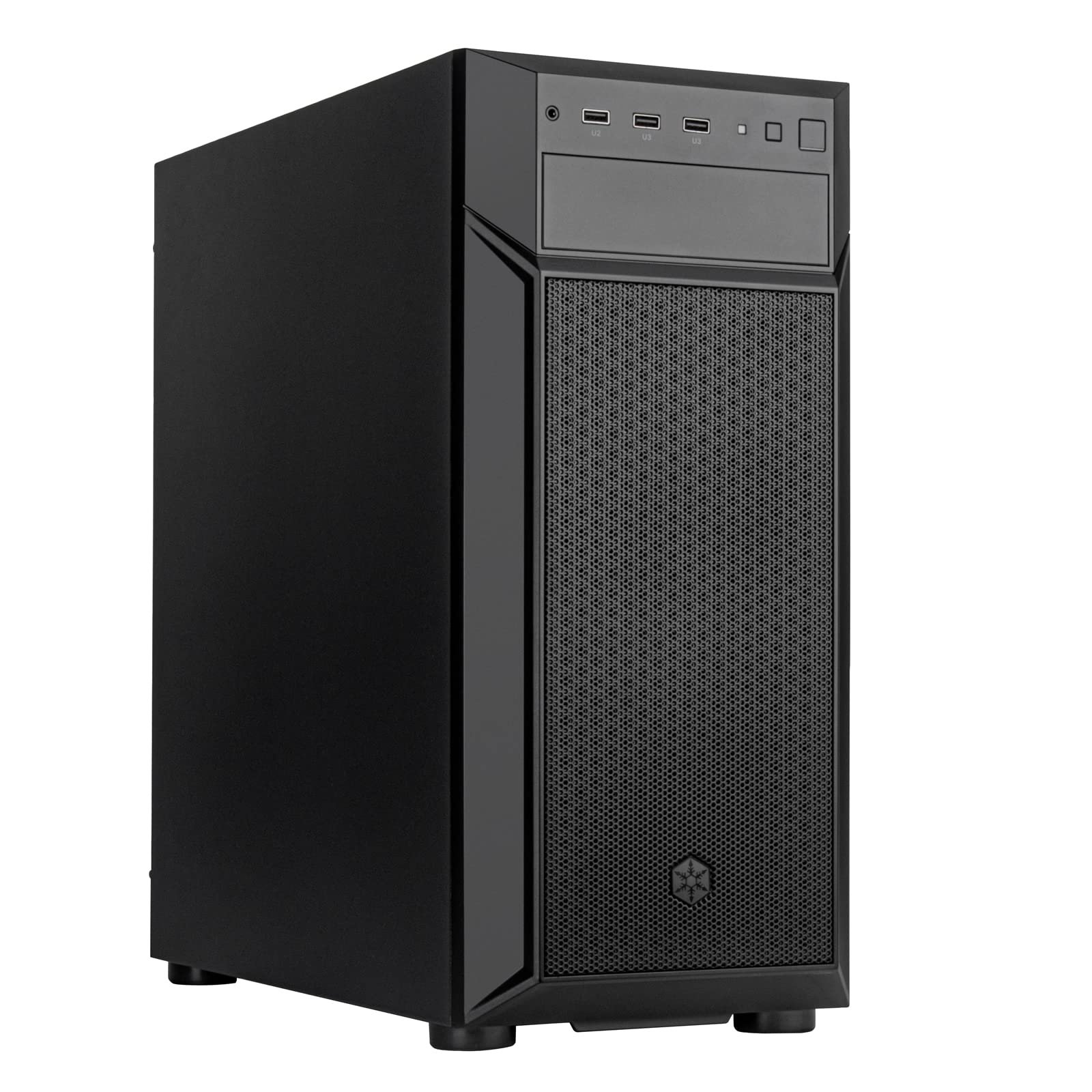71TbG75bvL.jpg SilverStone Technology FARA 513 High Airflow ATX Chassis with Excellent Hardware Compatibility and Type-C Port, SST-FA513-B-C Black - Image 1