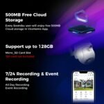 Sovmiku CA3 AI Auto Tracking Mini 2K Security Camera Wireless Outdoor, Two-Way Audio, Easy to Setup, 9.8Ft Power Cable,360° View, Color Night Vision, Audible Flashlight Alarm, 180 Days Exchange Policy - Image 7