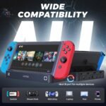 Unitek TV Dock Station for Nintendo Switch/Steam Deck 5-in-1 Docking Station Adapter One-touch Switching with 4 Game Card Storage Slot 3 USB 3.0 HDMI2.0 4K@60Hz Gigabit Ethernet PD USB-C 100W Charging - Image 5