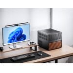 JONSBO N5 NAS Pc Case, E-ATX,12HDD+4SSD Drive Bay GPU HP Host, Supports Max. 4 GPU,E-A.TX(330mm) MB/ATX PSU Supports, with 3 Fans Built-in, 8 Slots PCI, Solid Wood Veneer Computer Case,Home Server - Image 3