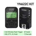 YONGNUO YN622C-KIT Wireless E-TTL Flash Trigger Kit, with LED Screen for Canon, Including 1X YN622C-TX Controller and 1X YN622C II Transceiver - Image 2