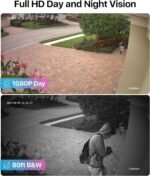 ZOSI 8CH 5MP Lite Security Camera System with AI Human/Vehicle Detection,8 Channel CCTV DVR and 8 x 1080p 1920TVL Weatherproof Surveillance Cameras Indoor Outdoor,Night Vision,Remote Access,No HDD - Image 3