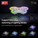 Ameta Drones for Kids Adults, RC Drone with 1080P HD FPV Camera, Cool Toys Gift for Boys Girls Teenage, STEM Toys with LED Light, Propeller Full Protect, 2 Batteries Long Flight Time and Remote Control, Easy to Fly - Image 3