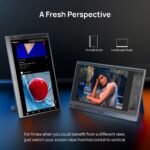 ARZOPA 17.3" Portable Monitor Gray, 1080P FHD 103% sRGB IPS Gaming Monitor Laptop Monitor with Built-in Kickstand HDMI USB C External Screen for PC Mac Phone Xbox PS5 - Z1C Plus - Image 5