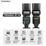 YONGNUO Upgraded YN968EX-RT III Flash Speedlite, for Canon Wireless Signal Cameras, GN60 High-Speed Sync TTL Manual Flash Multi Flash - Image 2