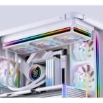 JONSBO ZA-360W PC Case Fan,All(3)-in-One,Single Frame Unit 120mm ARGB,PWM, Silent Computer Fan with 4-Sides Infinity Mirror 2400RPM,28mm Thick Multiple Led Beads, Installation Ref to Tips - Image 2