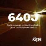 KMC Surge Tap Mini 5-Pack, 1-Outlet Grounded Surge Protector Adapter, 640 Joules, Power Plug Adapter - Image 7