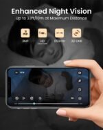 ZOSI Indoor Pan/Tilt Smart Security Camera,2K 360 Degree Baby Pet Monitor,Plug-in 2.4G/5G Dual-Band WiFi Home Cam with Phone App,Night Vision,Person Detection,2 Way Audio,Cloud & Memory Card Storage - Image 6