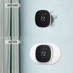 Tim Kit for ecobee Smart Thermostat Essential 2025, Wall Plate Cover Accessory for ecobee Thermostat, Easy to Install Cover Imperfections for Your Wall - Image 4