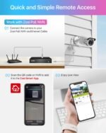 ZOSI 4K PoE Add on Security Camera with One-Way Audio,8MP Weatherproof Indoor Outdoor Bullet IP Camera,Night Vision,Person Vehicle Detection (Compatible Only with Same Brand 4K PoE NVRs) - Image 6