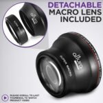 Altura Photo 58MM 0.43x HD Wide Angle Lens with Macro - Attaches to 58MM Filter Thread (Not Camera Body) - DSLR Accessories for Canon Rebel T7, T7i, T8i, T6i, T6s, T6, SL2, SL3, EOS 70D, 77D, 80D, 90D - Image 5