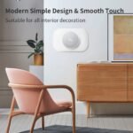 Petrichor Nest Thermostat Wall Plate - Compatible with Google Nest Thermostat 2020 - Nest Thermostat Trim Kit, Nest Thermostat Wall Plate Cover Accessory Easy Installation - Snow - Image 3