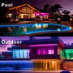 100ft Outdoor LED Strip Lights Waterproof, IP67 Waterproof LED Light Strips with Remote and APP Control, Timing, Music Sync RGB Exterior LED Rope Lights for Outside, Roof, Deck, Balcony, Garden, Pool - Image 2