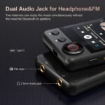 128GB MP3 Player with Bluetooth - MECHEN D53 Portable MP3 Touch Screen Music Player with HiFi Speaker, 2.4" Screen MP3 Player with Voice Recorder, FM Radio, Support up to 512GB SD Card - Image 7