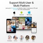 SYMYNELEC Light Bulb Security Camera Outdoor Waterproof 2.5K, 2.4GHz Wireless WiFi Light Socket Cam with AI Human Motion Detection Tracking 4MP Color Night Vision Siren Alarm Works with Alexa Google - Image 9