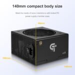 SAMA Black 650W Power Supply - Fully Modular 80 Plus Gold Certified ATX 3.1 & PCIE 5.1 Compliant Power Supply, Supports RTX 30/40 Series GPUs - Image 5