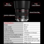 EF 85mm f1.8 Portrait Lens - MF for Canon - Image 5