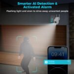 Aomeisi 3G2 Solar Security Camera Outdoor,360°View Pan/Tilt,Two-Way Talk,Easy to Setup,Audible Flashlight Alarm,Motion Alert,SD Slot Cloud Storage,Tech Support,Work with Alexa Google Home,CloudEdge - Image 3