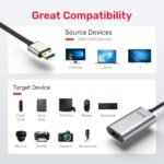 Unitek USB 3.0 Active Extension Cable, 32 Feet Extender Cord for Oculus Rift, Xbox Kinect, PlayStation, Webcam with 5V2A Power Adapter, Signal Booster,Aluminum - Image 8