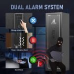 KAER 12-14 Gun Safe for Home Rifle and Pistols Biometric Gun Safes & Cabinets Clearance Gun Cabinet for Rifles and Shotguns,Gun Safe for Handgun with Digital Keypad Adjustable Shelves Unassembled - Image 5