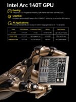 GMKtec AI Mini PC Ultra 9 285H (Turbo 5.4GHz) 96GB DDR5 2TB PCIe 4.0 SSD Mini Gaming Computer 3X M.2 Expansion Slots, Oculink, Quad Screen 8K Display EVO-T1 - Image 4