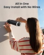 ieGeek S1 Solar Security Cameras Wireless Outdoor, 2K WiFi Battery Powered Home Surveillance Camera with Embedded Solar Panel, AI Motion Sensor, Smart Alarm, Color Night Vision, Cloud/SD,Works w/Alexa - Image 2