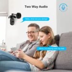 Jennov 2K Light Bulb Security Camera, Auto-Tracking Security Cameras Wireless Outdoor, 360° PTZ, Dual-Band WiFi (2.4G/5G), AI Human Detection, Indoor/Outdoor, E27 Socket-Powered, Compatible Alexa - Image 6