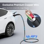 Unitek Level 1 & 2 Tesla Wall Charger - Portable EV Charger for All Tesla, 16Amp 3.5KW 240V Mobile Charger Connector for Tesla, EV Charging Station for Tesla, Tesla Home Charger for ModelY/3/S/X - Image 5