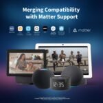 Aqara LED Ceiling Light T1M,Matter Over Bridge,Requires Zigbee 3.0 HUB,RGB+IC with Gradient Effects and 16 Million Colors,40W 3450lm,2700-6500K Tunable White,Supports HomeKit,Alexa and IFTTT - Image 2