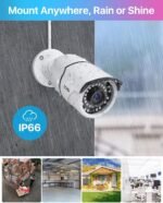 ZOSI 8CH 4K PoE Home Security Camera System, 8 Ports 16CH 8MP NVR with 2TB HDD, 4pcs 5MP Outdoor PoE IP Cameras, 120ft Night Vision, Motion Detection, Remote Access, for 24/7 Recording - Image 4