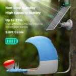 Sovmiku FCG6 AI Bird Feeder with 2K Solar Camera Squirrel Feeder Bird Identify Hummingbird attractant Motion Detection Real Time Views and Notifications SD Slot Ideal Gift for Bird Lovers for Parent - Image 6