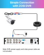 ZOSI 4PACK 1920TVL 1080P HD TVI Security Cameras 120ft Night Vision CCTV Cameras Home Security Day/Night Waterproof Camera for 720P,1080P,5MP,4K HD-TVI Analog DVR Systems - Image 7