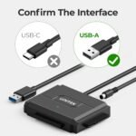 Unitek SATA/IDE to USB 3.0 Adapter, IDE Hard Drive Adapter Kit Recovery Converter for Universal 2.5"/3.5" Inch IDE and SATA External HDD/SSD, Support 10TB - Image 6