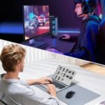 RisoPhy Superlight Wireless Gaming Mouse, 62g Dual Macro-Switches Gaming Mouse, 3-Mode Wireless/USB-C/Bluetooth Mouse with Adjustable 12000DPI, 5 Programmable Buttons Computer Mouse for PC/Mac-Black - Image 8