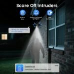 Heyall 2.4G/5G WiFi 6 Wireless Outdoor 360° View Security Camera, 2K, Solar Powered 4MP, Color Night Vision, AI Human Detection, Pan/Tilt, Spotlight & Siren, 2-Way Talk, Cloud/SD Storage, IP65 - Image 7