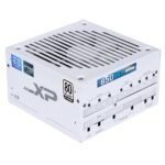 SAMA 850w Power Supply,XP Series White PSU ATX 3.0 & PCIE 5.0 ECO Fanless 80Plus Platinum Certified Full Modular Support RTX 40 Series